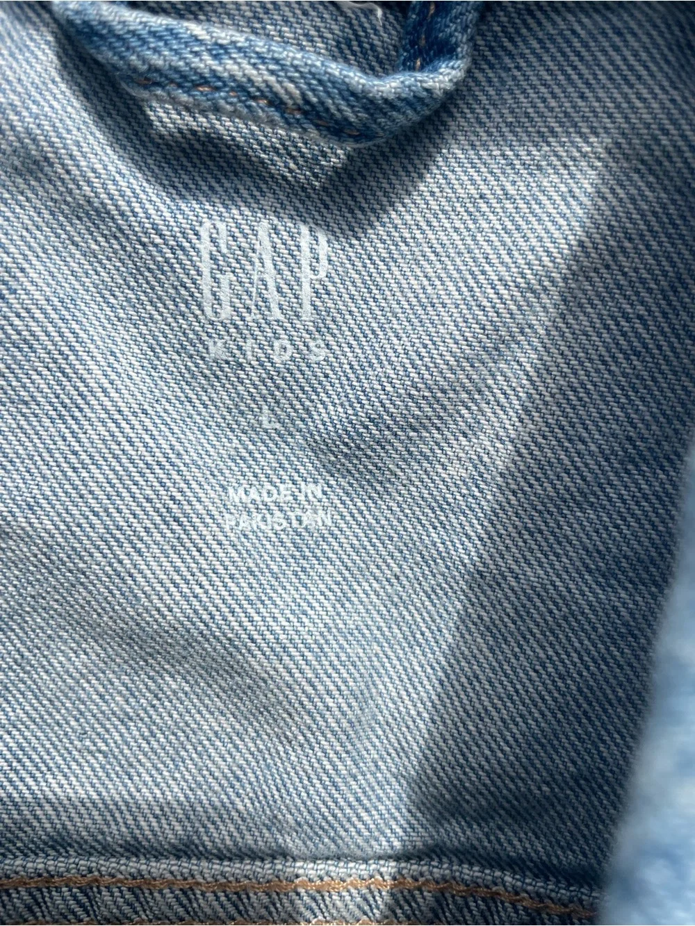 Kids GAP Faded Light Blue Denim Jacket